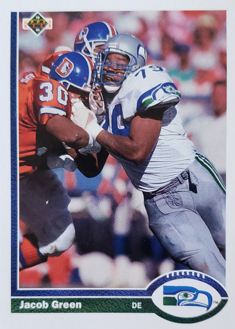 Jacob Green - Seattle Seahawks - 1991 Upper Deck Card #336