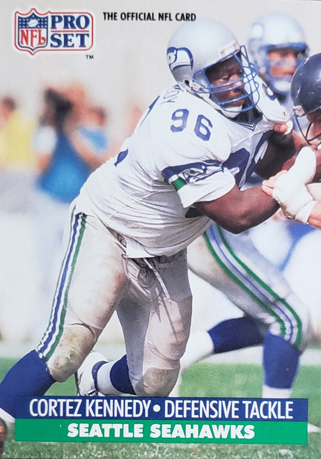 Cortez Kennedy - Seattle Seahawks - 1991 Pro Set Card #302
