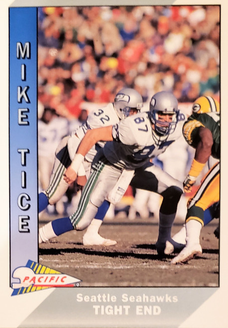 Mike Tice - Seattle Seahawks - 1991 Pacific Card #488