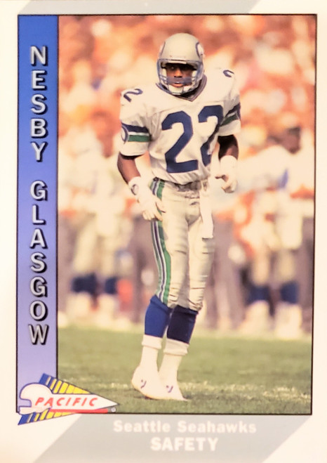 Nesby Glasgow - Seattle Seahawks - 1991 Pacific Card #477