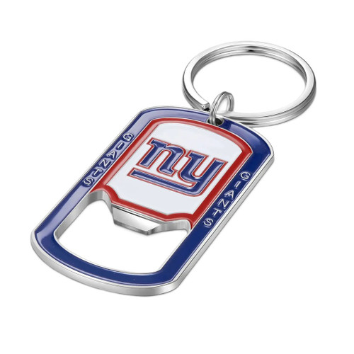 New York Giants NFL Stainless Steel Tag Keychain