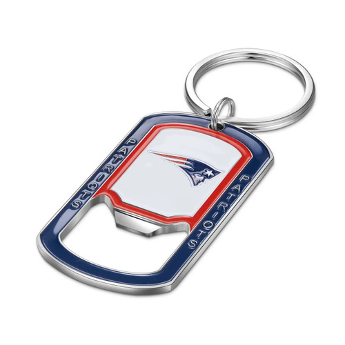 New England Patriots NFL Stainless Steel Tag Key Chain