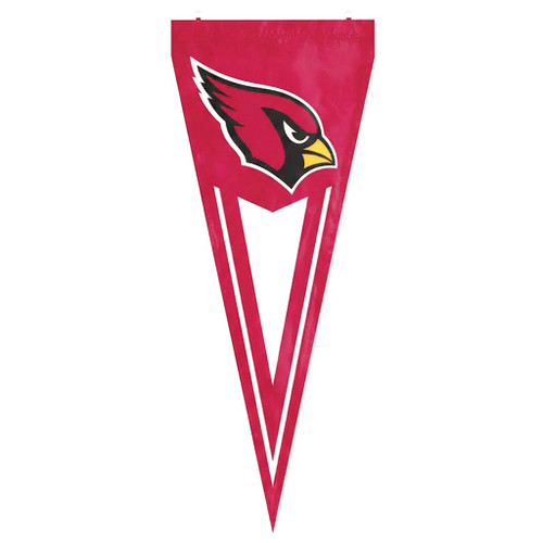 Arizona Cardinals NFL 34" Vertical Pennant Flag – Embroidered Nylon Indoor/Outdoor