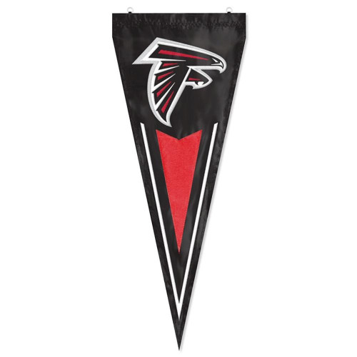 Atlanta Falcons NFL 34" Vertical Pennant Flag – Embroidered Nylon Indoor/Outdoor