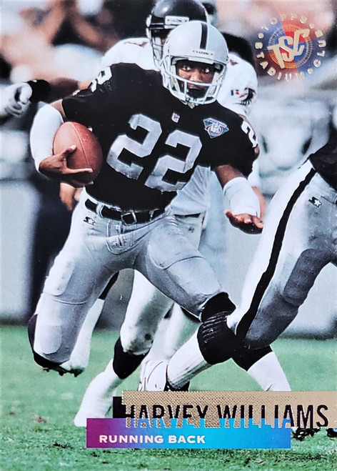 Harvey Williams - Los Angeles Raiders - 1995 Topps TSC Card #154