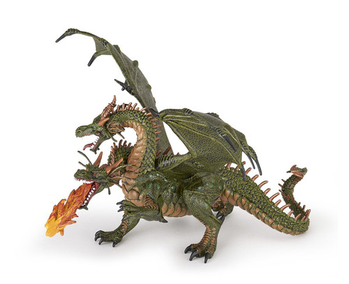 Two Headed Dragon - Toy Figure - Fantasy Creatures
