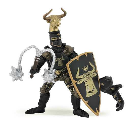 Knight -  Black Double Mace - Toy Figure - Fantasy Figures