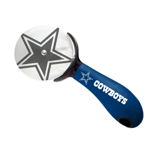 Dallas Cowboys NFL Blue Pizza Cutter - Stainless Steel - Logo & Wordmark