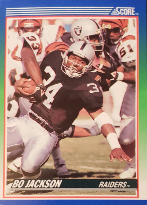 Bo Jackson - Los Angeles Raiders - 1990 Score Card #10