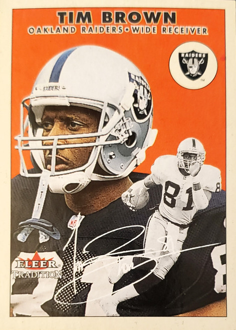 Tim Brown - Oakland Raiders - 2000 Fleer Tradition Card #53