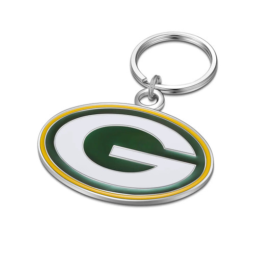 Green Bay Packers NFL Stainless Steel Logo Key Chain