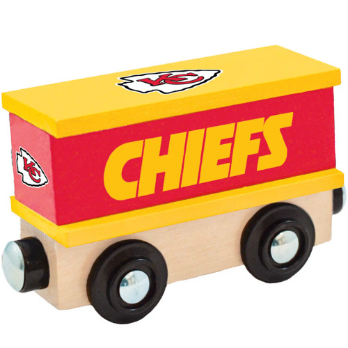 Kansas City Chiefs NFL Toy Wood Train Box Car