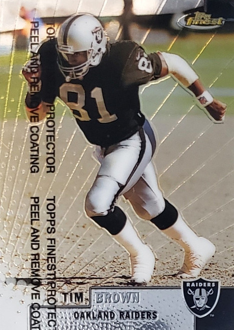 Tim Brown - Oakland Raiders - 1999 Topps Card #59
