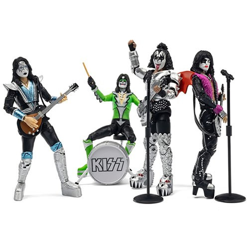 KISS Action Figures - Signature Colors - Demon, Starchild, Catman, Spaceman