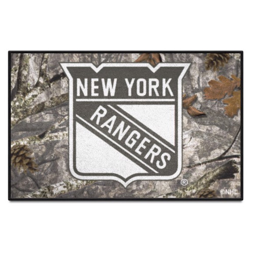 New York Rangers NHL Camo Mat