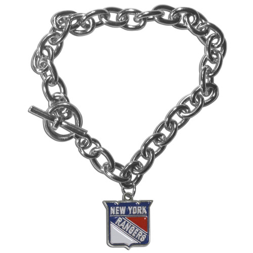 New York Rangers NHL Charm Chain Bracelet