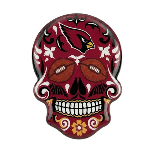 Arizona Cardinals NFL Sugar Skull Logo Pin