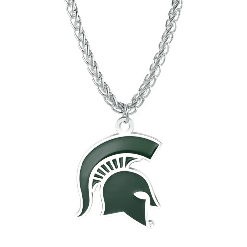 Michigan State Spartans NCAA Charm Logo Necklace