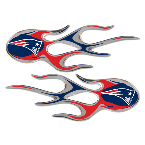 New England Patriots NFL Flame Emblem Decal