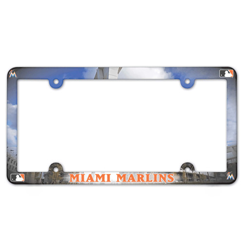 Miami Marlins MLB Baseball Stadium License Plate Frame