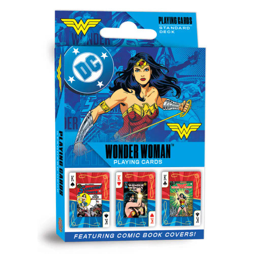 Wonder Woman DC Comics Playing Cards – 54‑Card Character Deck