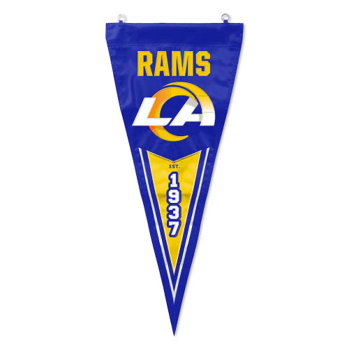Los Angeles Rams NFL Blue Pennant Flag