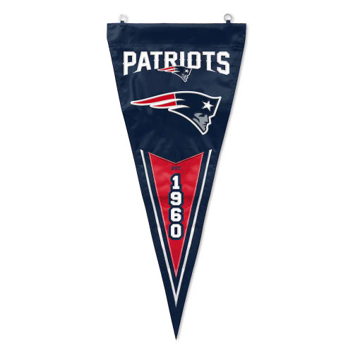 New England Patriots NFL Blue Pennant Flag