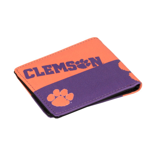 Clemson Tigers NCAA Two-Tone Bi-Fold Wallet