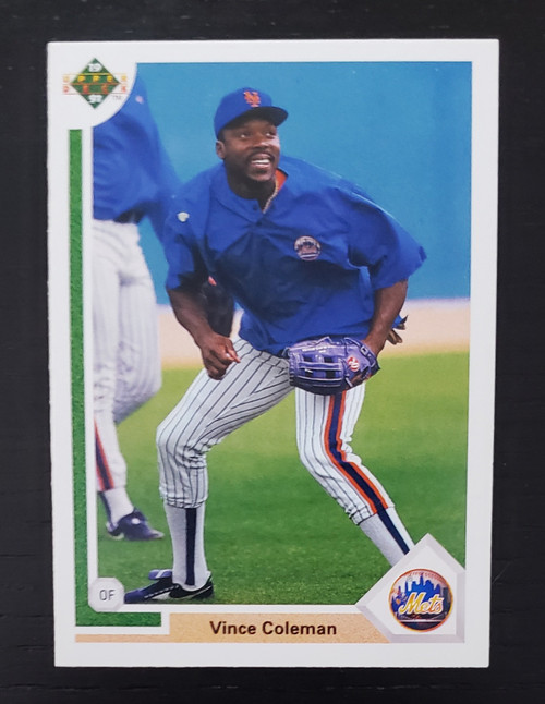 Vince Coleman - New York Mets - 1997 Upper Deck Card#768