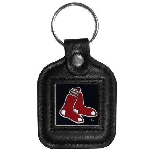 Boston Red Sox MLB Black Square Fob Key Chain