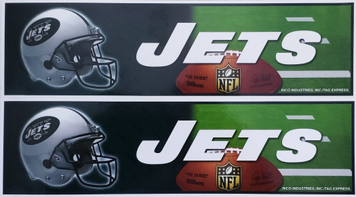 New York Jets NFL Bumper Sticker Set - 2-Pack Vinyl Decals New York Jets NFL Bumper Sticker Set - 2-Pack Vinyl Decals
