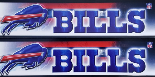 Buffalo Bills NFL Bumper Sticker Set - 2-Pack Vinyl Decals Buffalo Bills NFL Bumper Sticker Set - 2-Pack Vinyl Decals