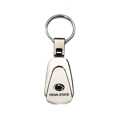 Penn State Nittany Lions NCAA Brushed Metal Teardrop Keychain – Laser Etched Logo