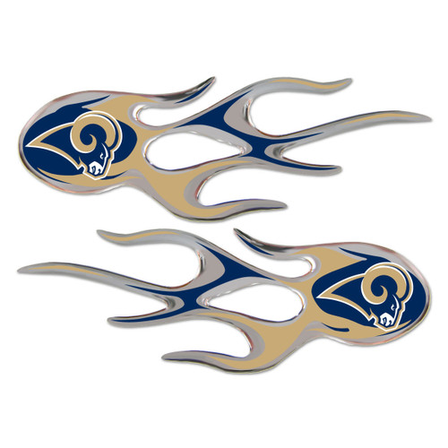 Los Angeles Rams NFL Flame Emblem Decal