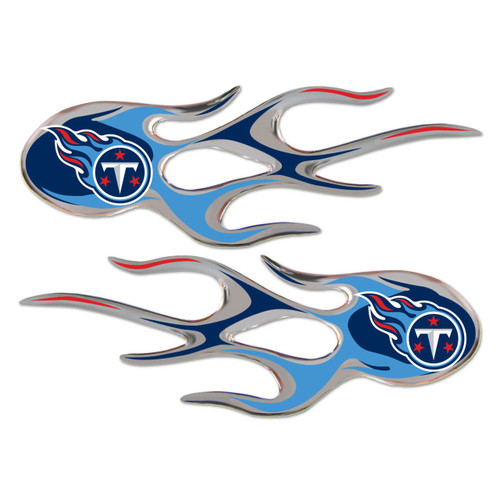 Tennessee Titans NFL Flame Emblem Decal Set
