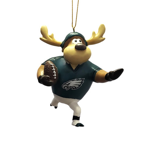 Philadelphia Eagles NFL Reindeer Running Back Ornament - Jersey And Helmet Philadelphia Eagles NFL Reindeer Running Back Ornament - Jersey And Helmet