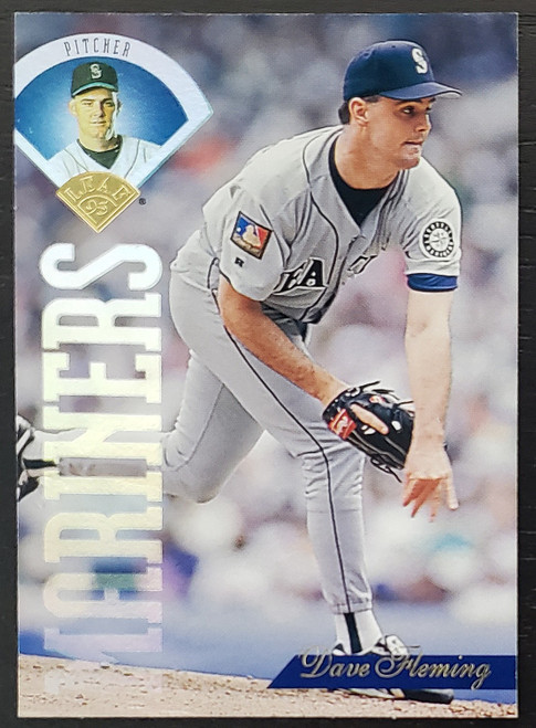 Dave Fleming- Seattle Mariners - 1995 Leaf - Card #37