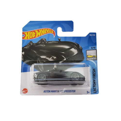 Aston Martin V12 Speedster -Matte Black - Hot Wheels Toy Vehicles - Factory Fresh - 2022