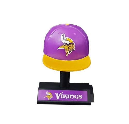 Minnesota Vikings NFL Mini  Helmet Cap & Display Stand (2.25")