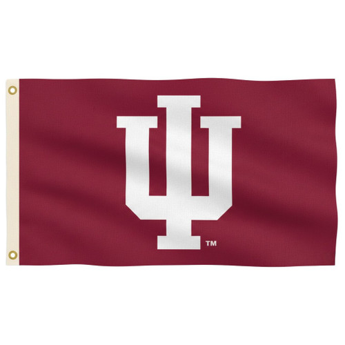 Indiana Hoosiers NCAA 3' x 5' (IU) Logo Flag - College Banner