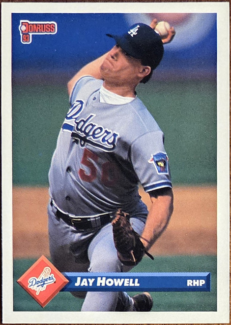 Jay Howell - Los Angeles Dodgers - 1993 Donruss Series 2 Card #538