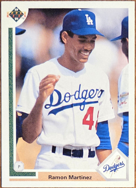 Ramon Martinez – Los Angeles Dodgers – 1991 Upper Deck Card #136