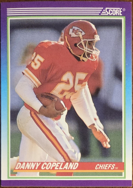 Danny Copeland - Kansas City Chiefs -1990 Score Card #464