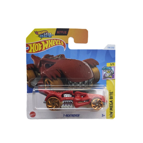 T-Rextroyer - Hot Wheels Toy Vehicles - Netflix Let's Race -HW Mega Bite (2024) - HTC05