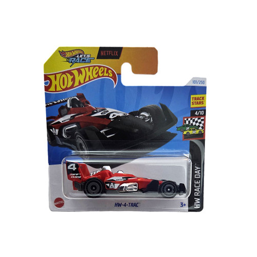 HW-4-Trac - Hot Wheels Toy Vehicles - Netflix Let's Race -HW Race Day (2024) - HTC76