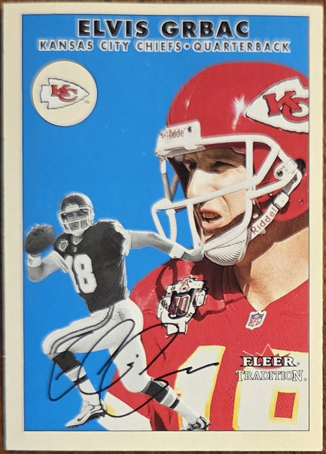 Elvis Grbac - Kansas City Chiefs - 2000 Fleer Tradition Card #16