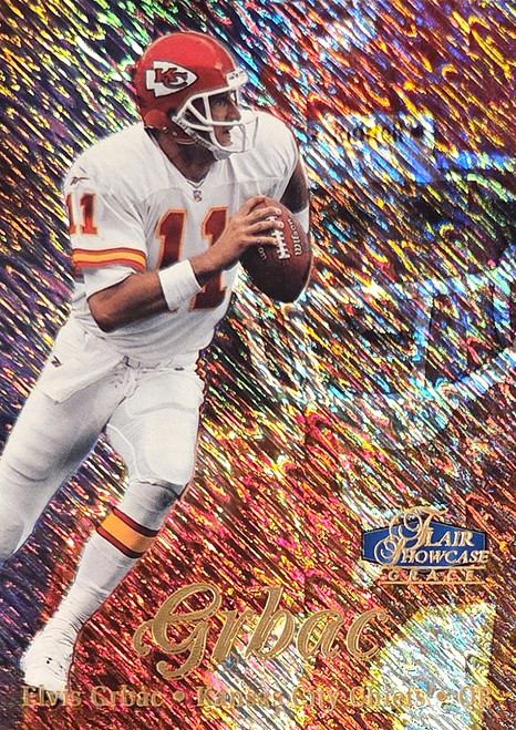 Elvis Grbac - Kansas City Chiefs - 1998 Flair Showcase Row 1 Card #57