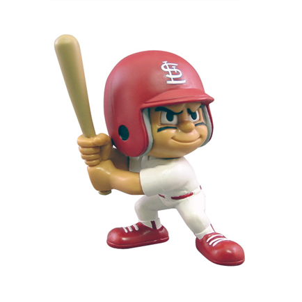 St Louis Cardinals MLB Batting Figure Toy (White Jersey)
