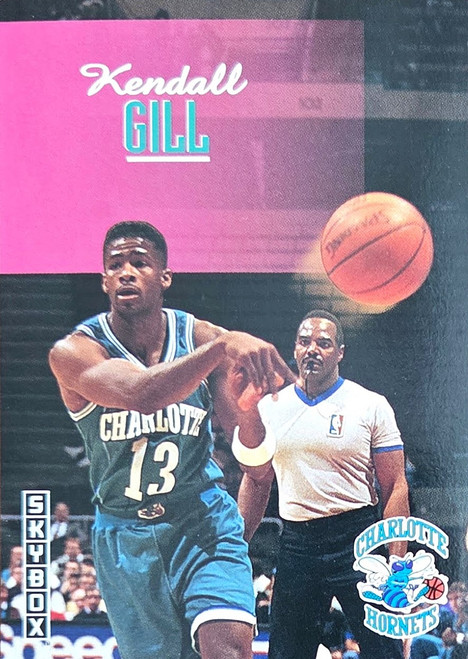Kendall Gill - Charlotte Hornets - 1992 SkyBox Card #22