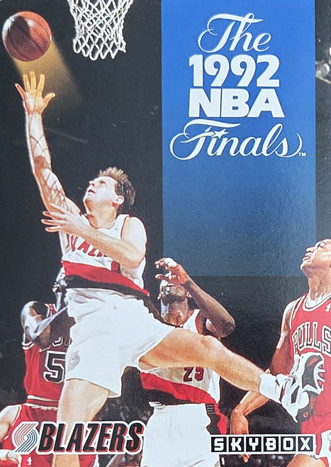 Portland Trail Blazers - Western Conference Champions - 1992 SkyBox Card #316